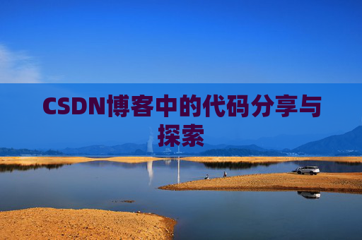 CSDN博客中的代码分享与探索